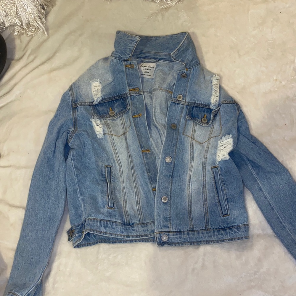 Light blue jean jacket